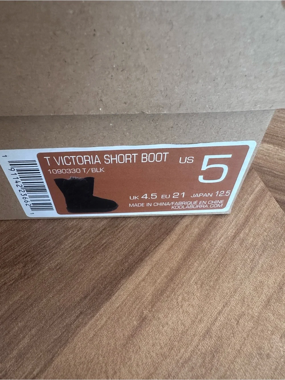 Koolaburra by Ugg NEW Victoria short boots black toddler girls 5